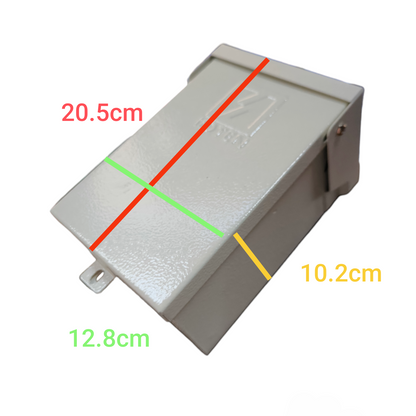 Schneider 220V NEMA 3R breaker with enclosure, durable and weather-resistant design for reliable performance