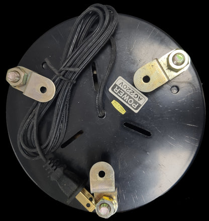 220V revolving warning light Decorative base with power cord and metal mounting brackets