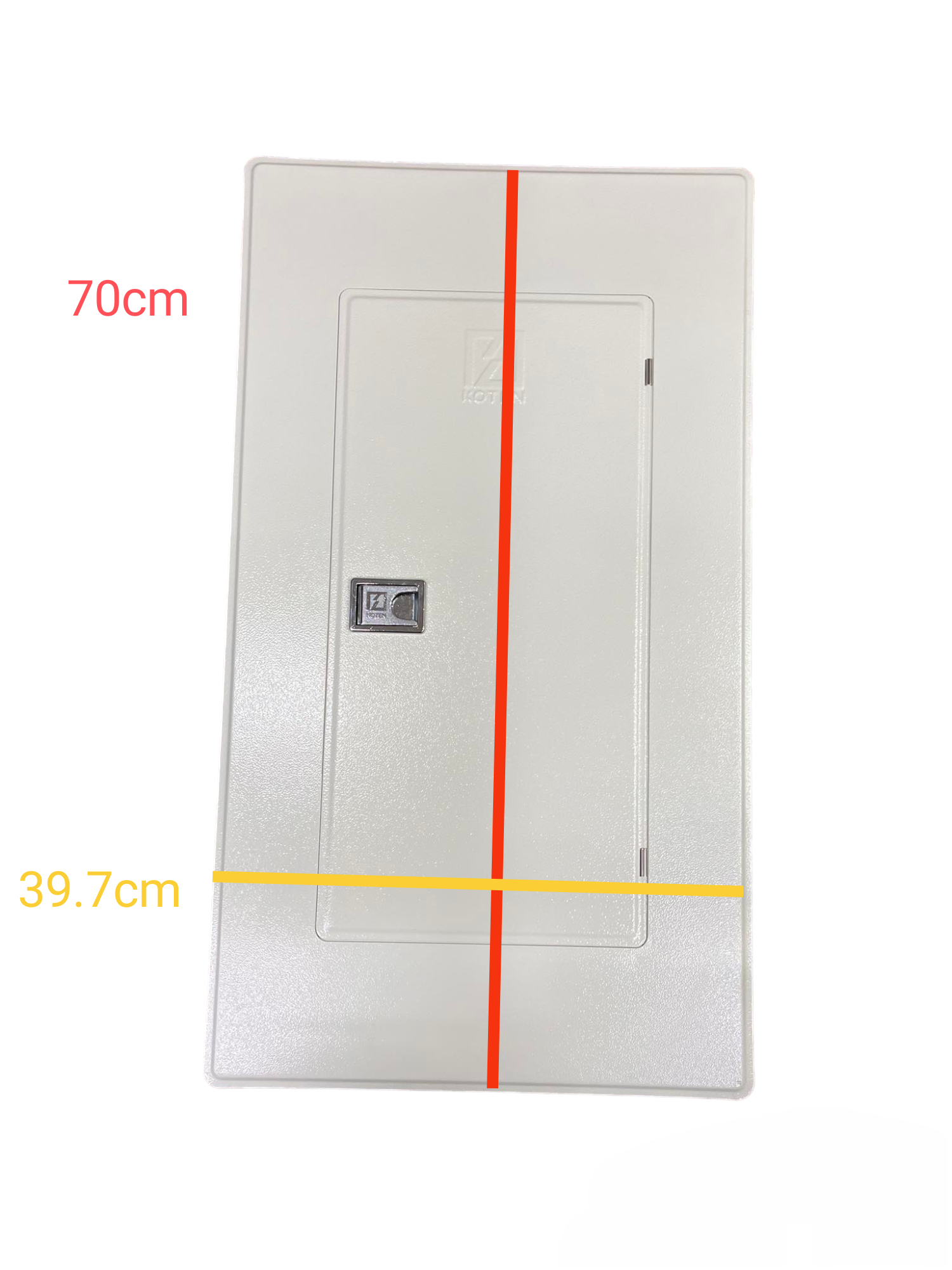 Koten GE 225A 2 pole panel board 8 Branches in white with a sleek design for electrical management