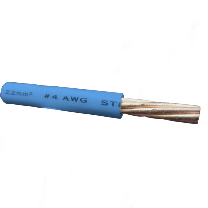 22mm THHN wire blue 150m Blue with copper conductor for reliable electrical connections