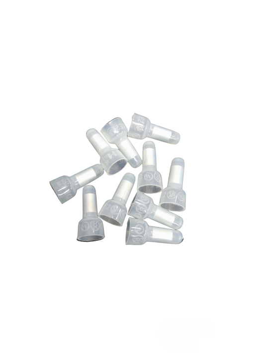 End Cord Clip Terminal 2.0mm or 1.25mm, End Cap Crimp Type Wire Terminal (10PCS)