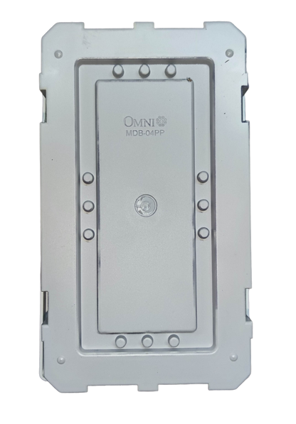 Omni 4 Ways Distribution Panel Box MDP-04PP Recessed Type Distribution Panel for Miniature Circuit Breaker