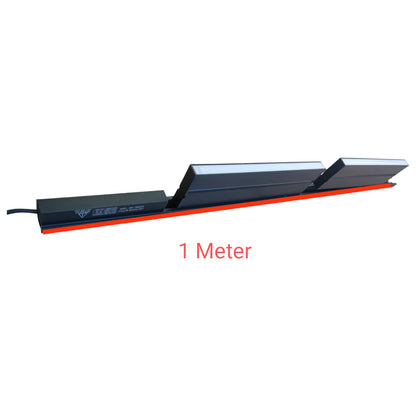 Magnetic Track Light 1 Meter 26mm with 2pcs 18W LED Foldable Flood Track Light 220V Daylight 6500K ( ILLUMIQ TERRA)