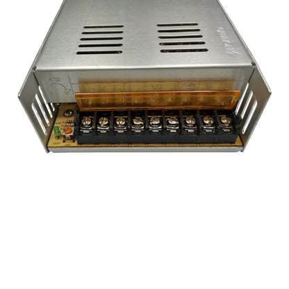 ZwitseRise 24V 15A regulated power supply with multiple output terminals for reliable power distribution