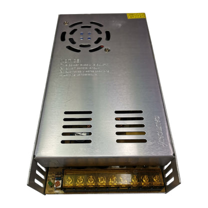 ZwitseRise 24V 15A regulated power supply with a durable metal casing and efficient cooling vents