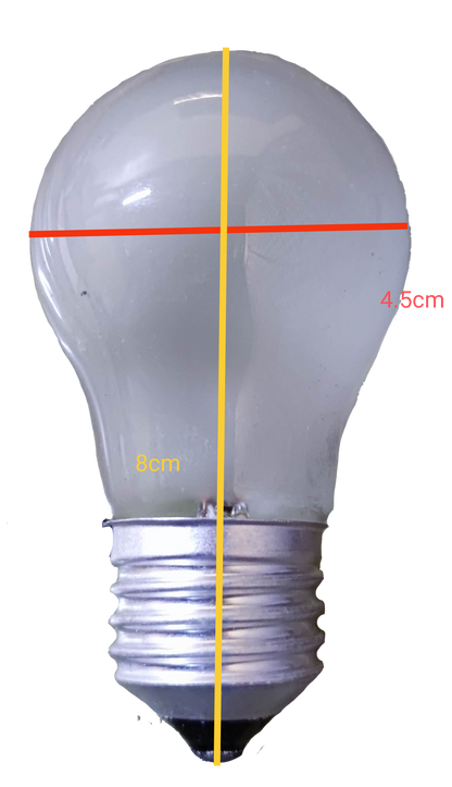 Irisram 24V 25W incandescent bulb E27 with clear glass and silver screw base