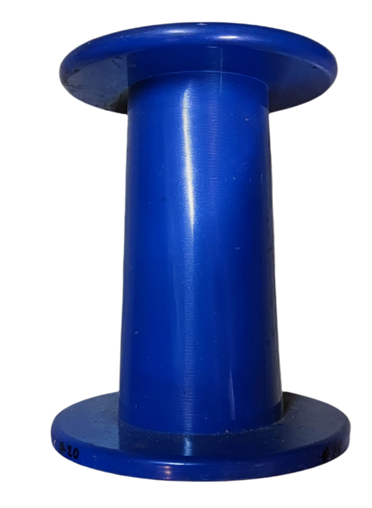 25kg plastic spool for wire in blue designed for efficient cable management and storage