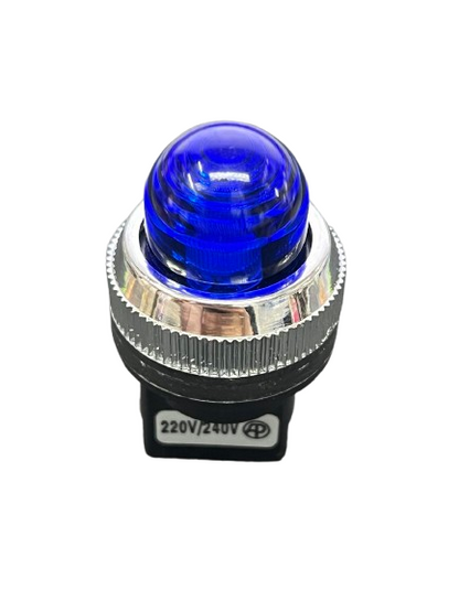 Auspicious 25mm blue neon pilot lamp 220V for work and safety lighting applications
