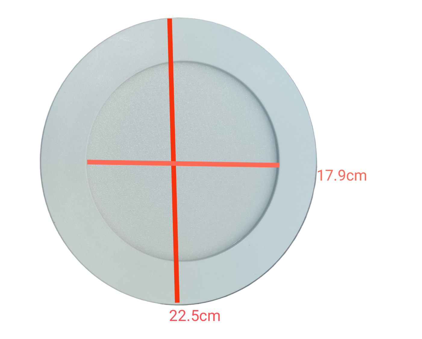 Ecolum 18W Daylight Surface Slim Downlight 8 inches 220V 6500K 8" LED Round Downlight