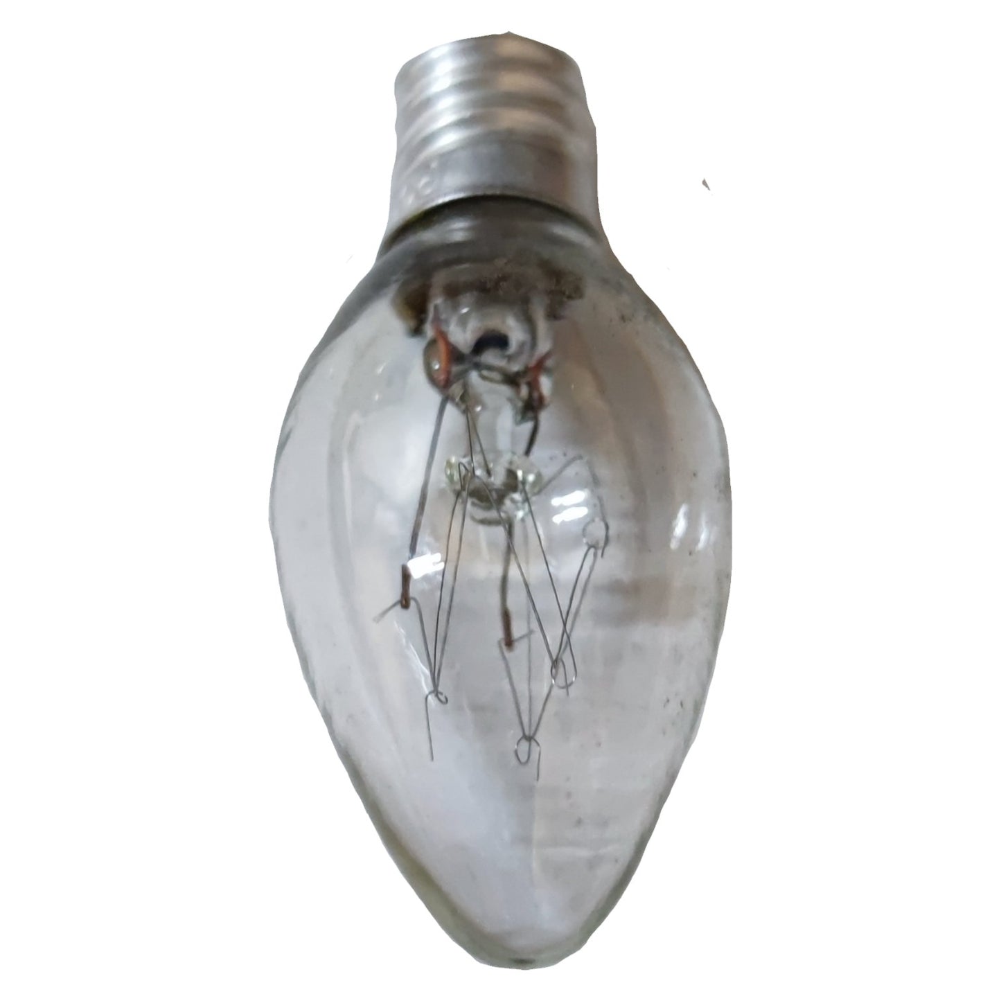 Pollux 5W Pilot Light E12 220V C7 1/2 Small Candle Shape Bulb Clear Tint Color Available in Clear, Green, Red, Blue and Yellow