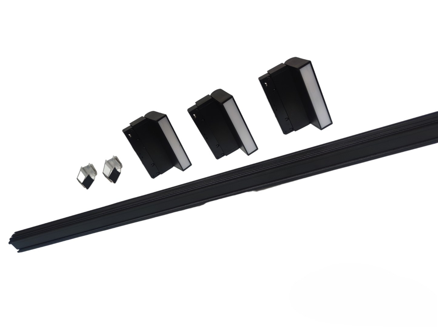 ILLUMIQ TERRA Magnetic Track Light 1 Meter 26mm with 3pcs 6W LED Foldable Flood Daylight 6500K 220V