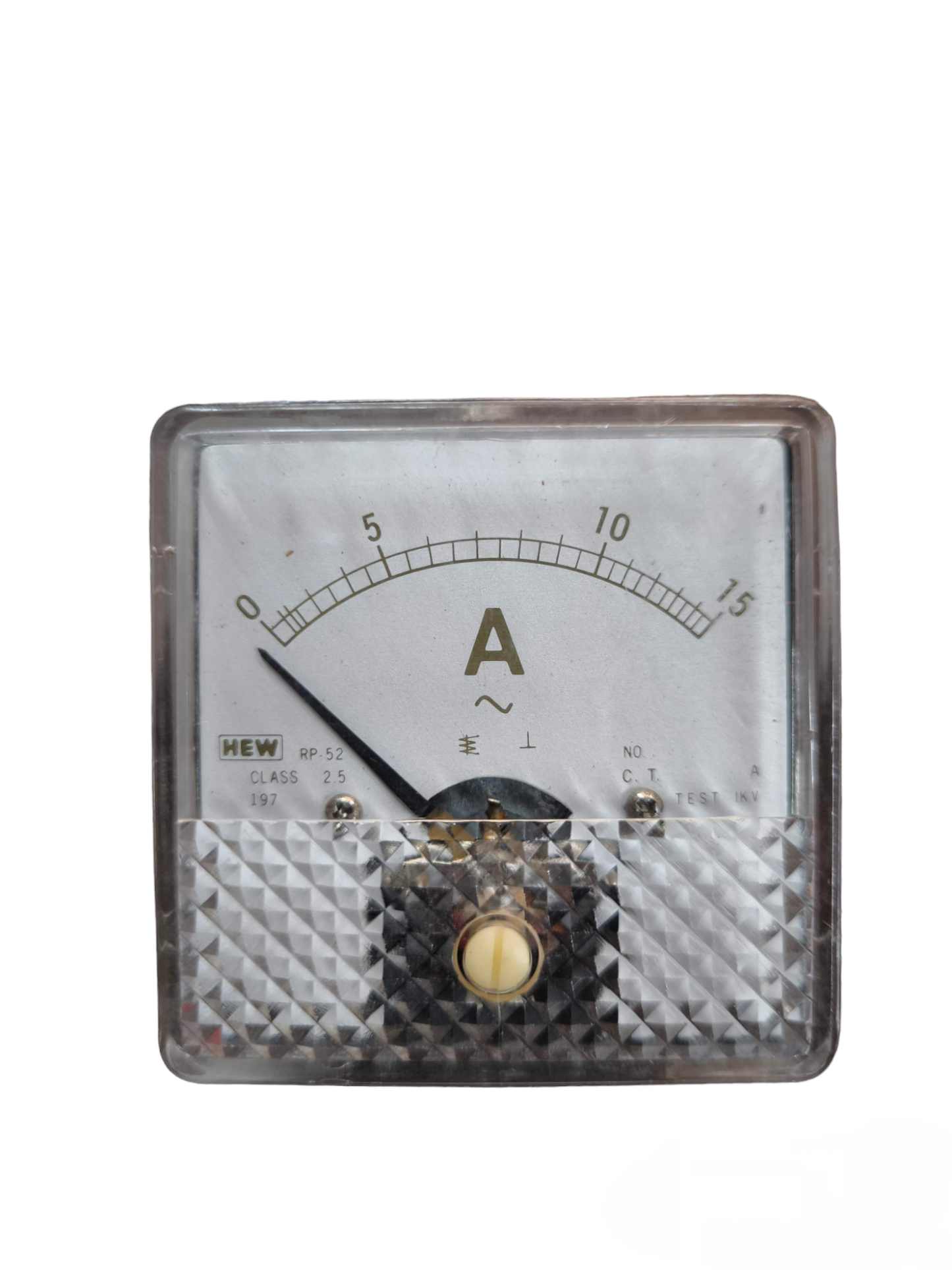 HEW 15A AC Panel Meter 65mm x 65mm 220V