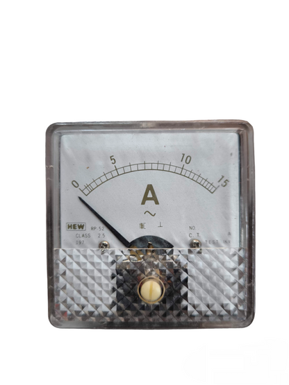 HEW 15A AC Panel Meter 65mm x 65mm 220V