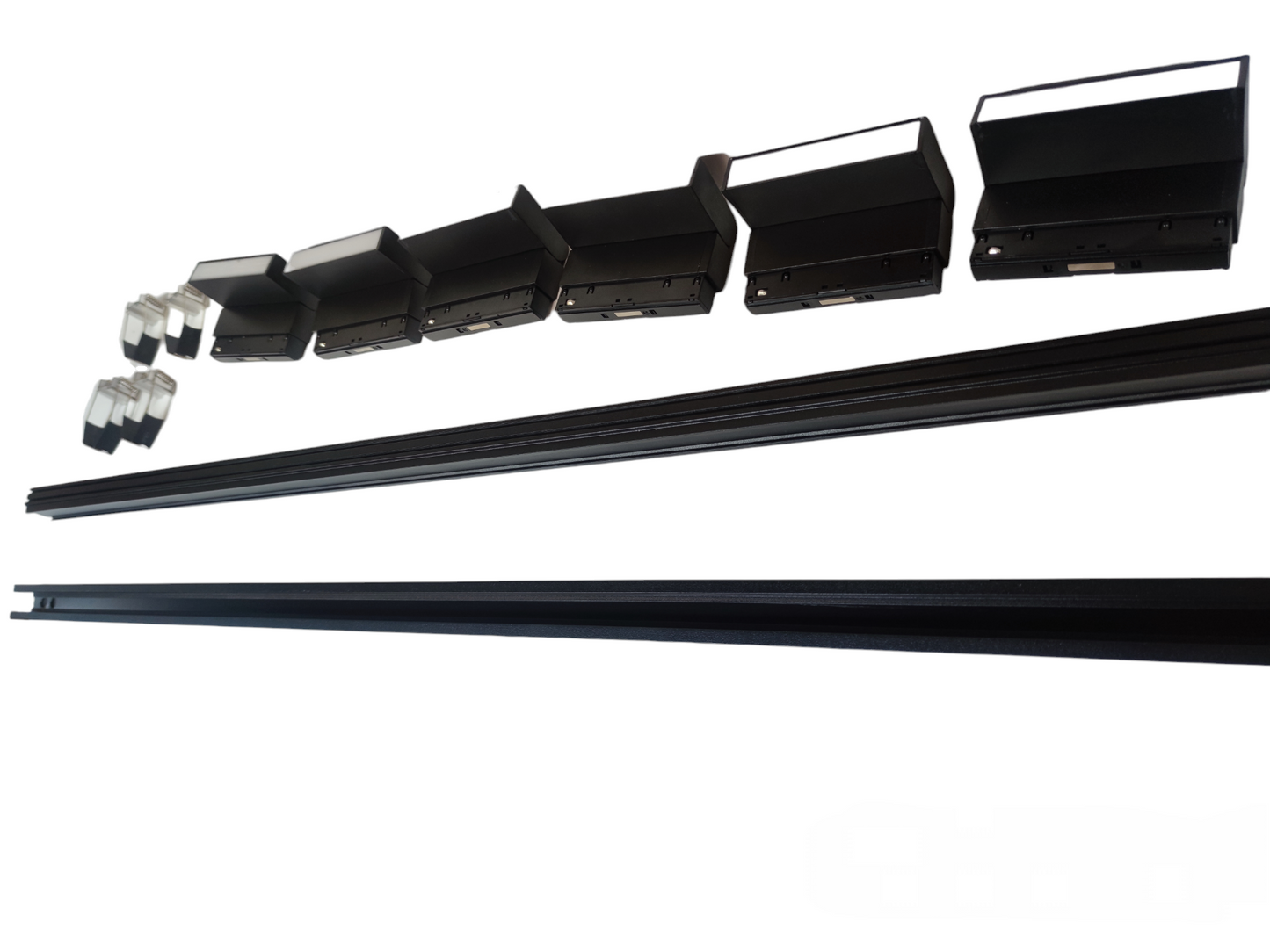 ILLUMIQ TERRA LED Magnetic Track Light 2 Meters 26mm with 6pcs LED Foldable Flood Track Light 220V Warm White 3000K