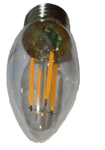 Firefly 4W LED Candle Bulb Filament Type E-27 Warm White 220V, E27 Candle