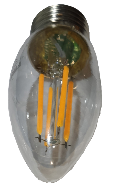 Firefly 4W LED Candle Bulb Filament Type E-27 Warm White 220V, E27 Candle