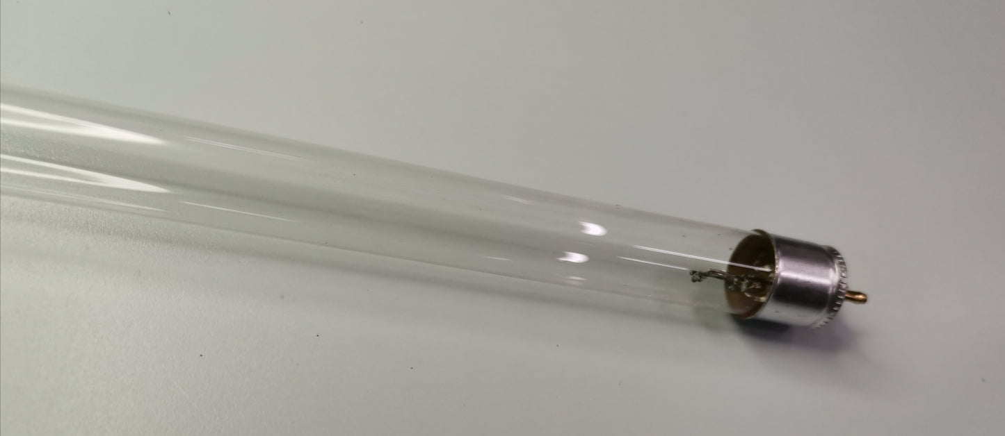 28W T-5 UV-C Germicidal fluorescent tube from China with clear glass and metal pins