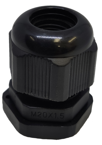 Grippes Cable Gland M20 Black (6-12mm)