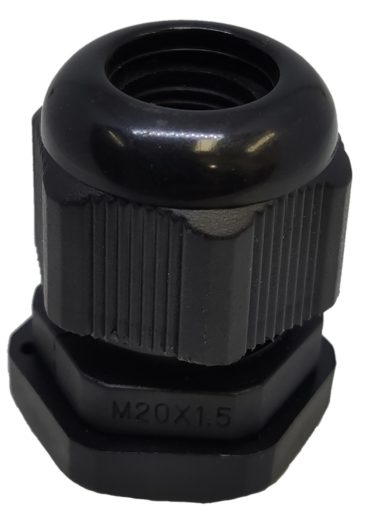 Grippes Cable Gland M20 Black (6-12mm)
