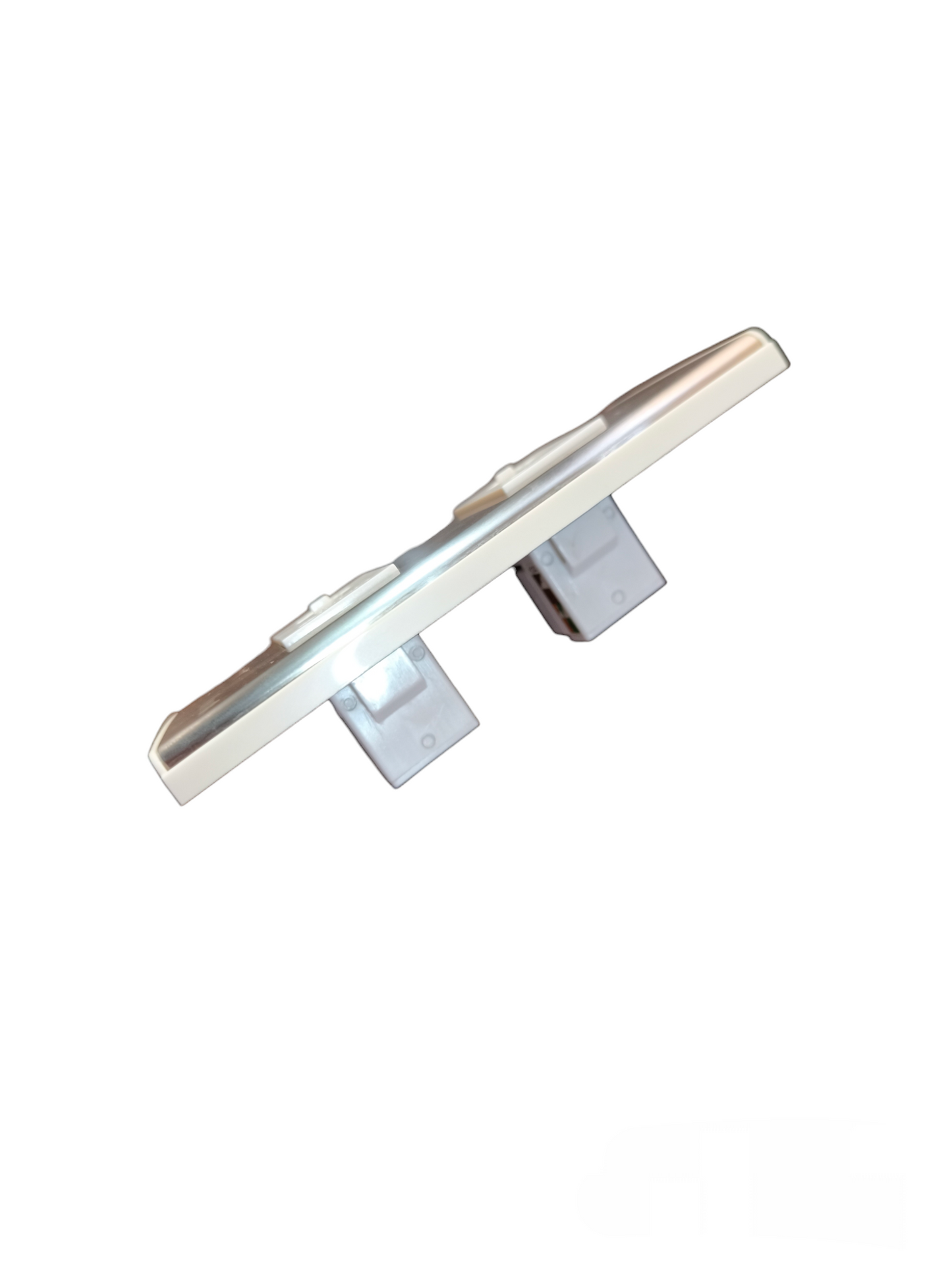 Omni 2 Gang LAN Outlet Wide Series with Stainless Plate Cover WWP-112S+(WWC-303x2)