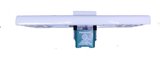 Panasonic 1 Gang 3 Way Switch Device with Plate, 1 Gang 3 Way Switch Wide Series with Plate 16A 250V WEG5002K-5 / WEG6801W-1