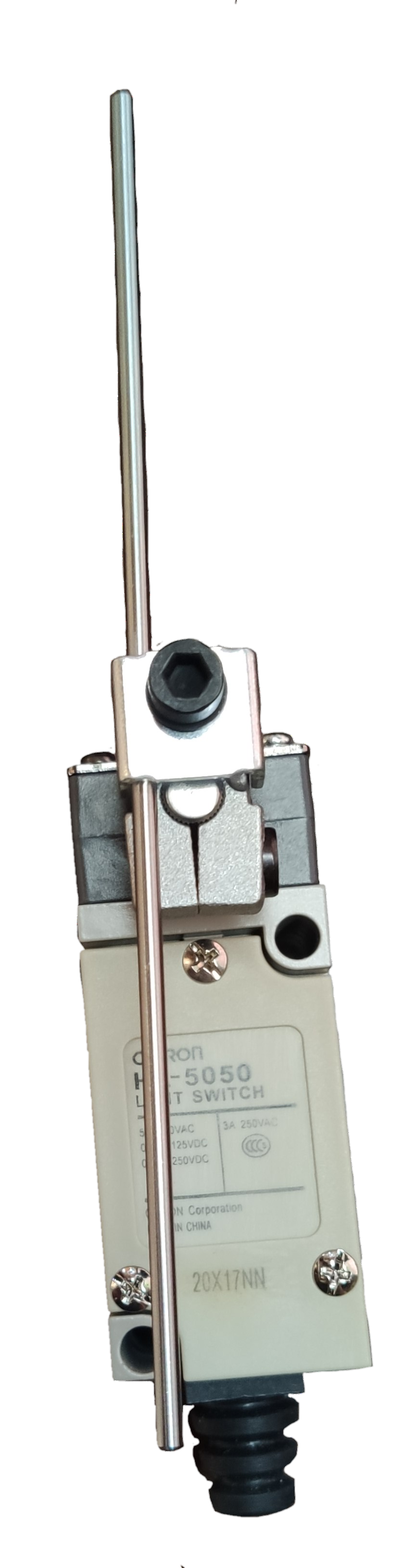 Omron Limit Switch with Metal Rod 5A 250VAC