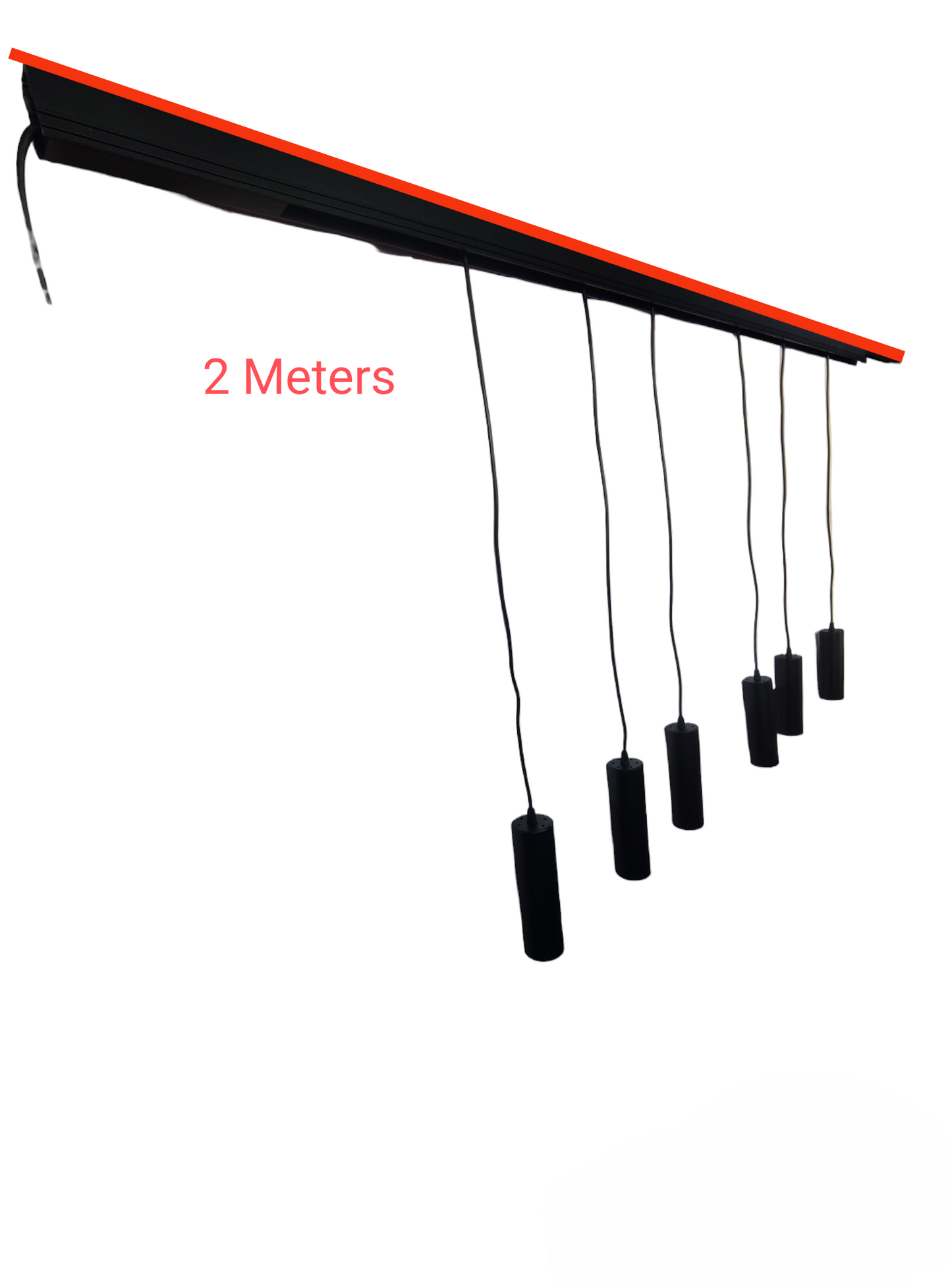 ILLUMIQ TERRA Magnetic Track Light 2 Meters 50mm with 6Pcs 6W LED Pendant Track Light 220V Warm White 3000K