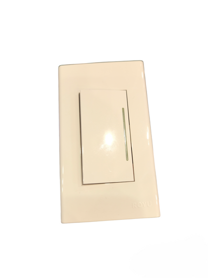 Royu 1 Gang 3 Device 1 Way Switch 10A 250V Reflectorize WD511