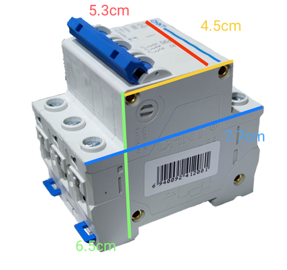 Chint 50A 3Pole Miniature Circuit Breaker 4.5 KAIC 220V (DIN Rail Type) (MCB)