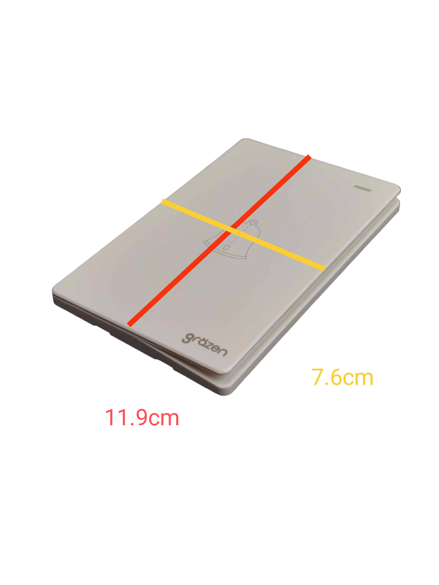 Grazen 1 Gang Door Bell Switch 16A 220V with Plate Cover GW-018 Available in Black, Grey, White and Gold