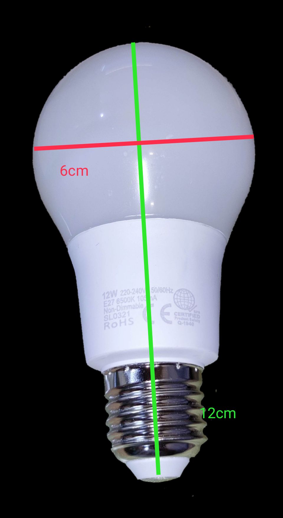 Omni 12W LED Bulb E27 220V A65  Daylight