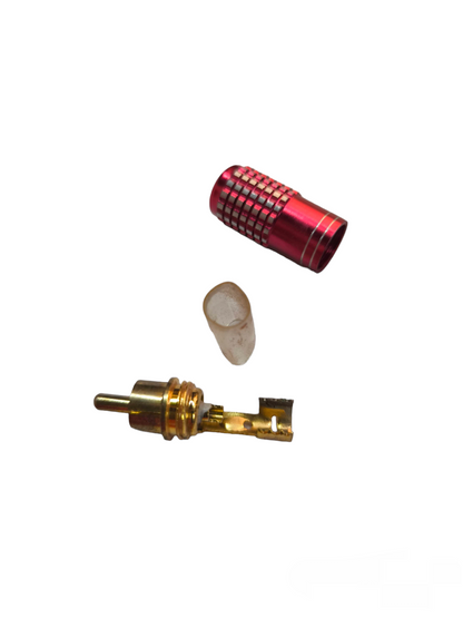 Grippes RCA Plug Metal Yellow Connector