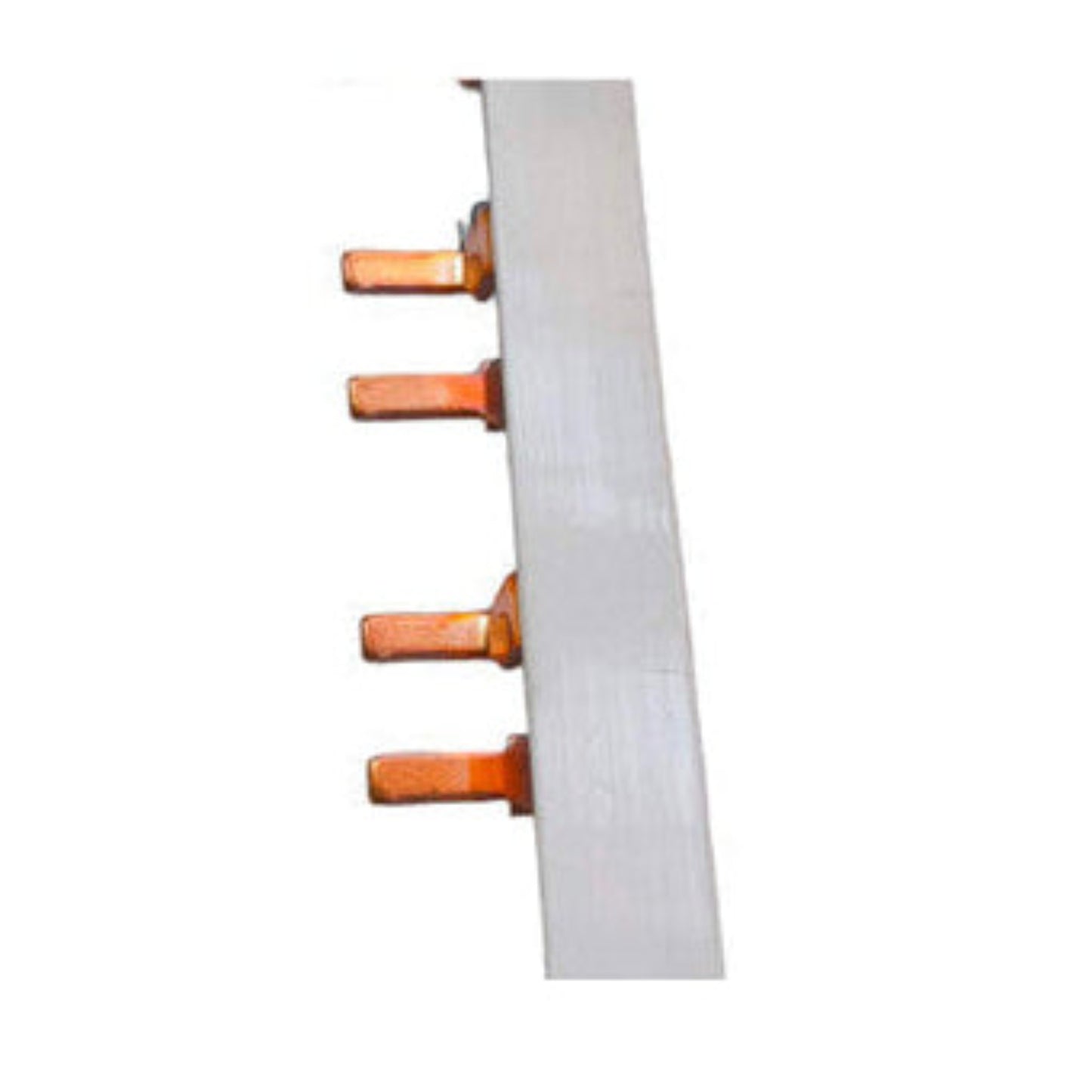 Himel 2P busbar for 2 pole MCB featuring durable metal construction and multiple connection points