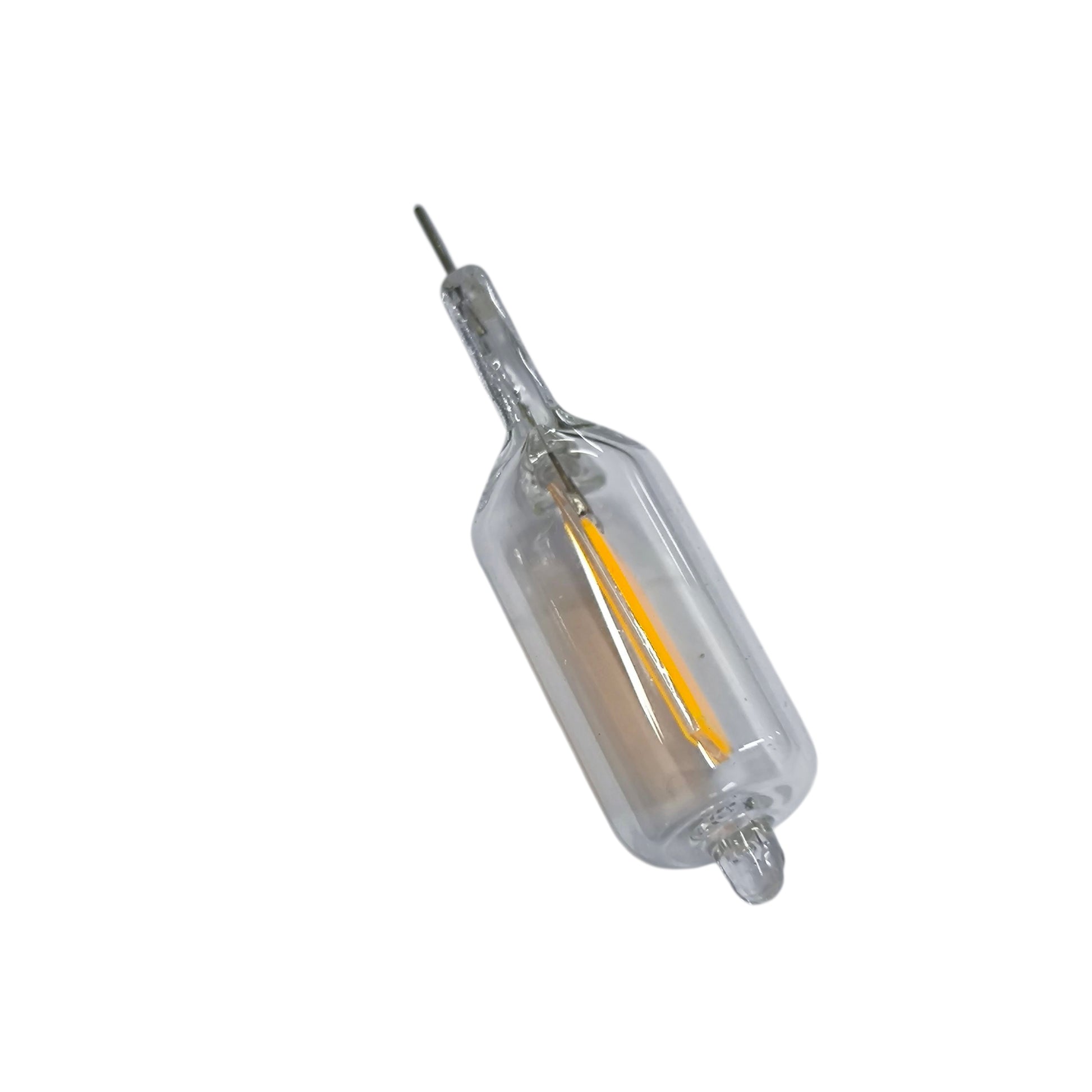 Denko 2W LED G4 bulb 12V warm white with clear glass and two prong base for efficient lighting