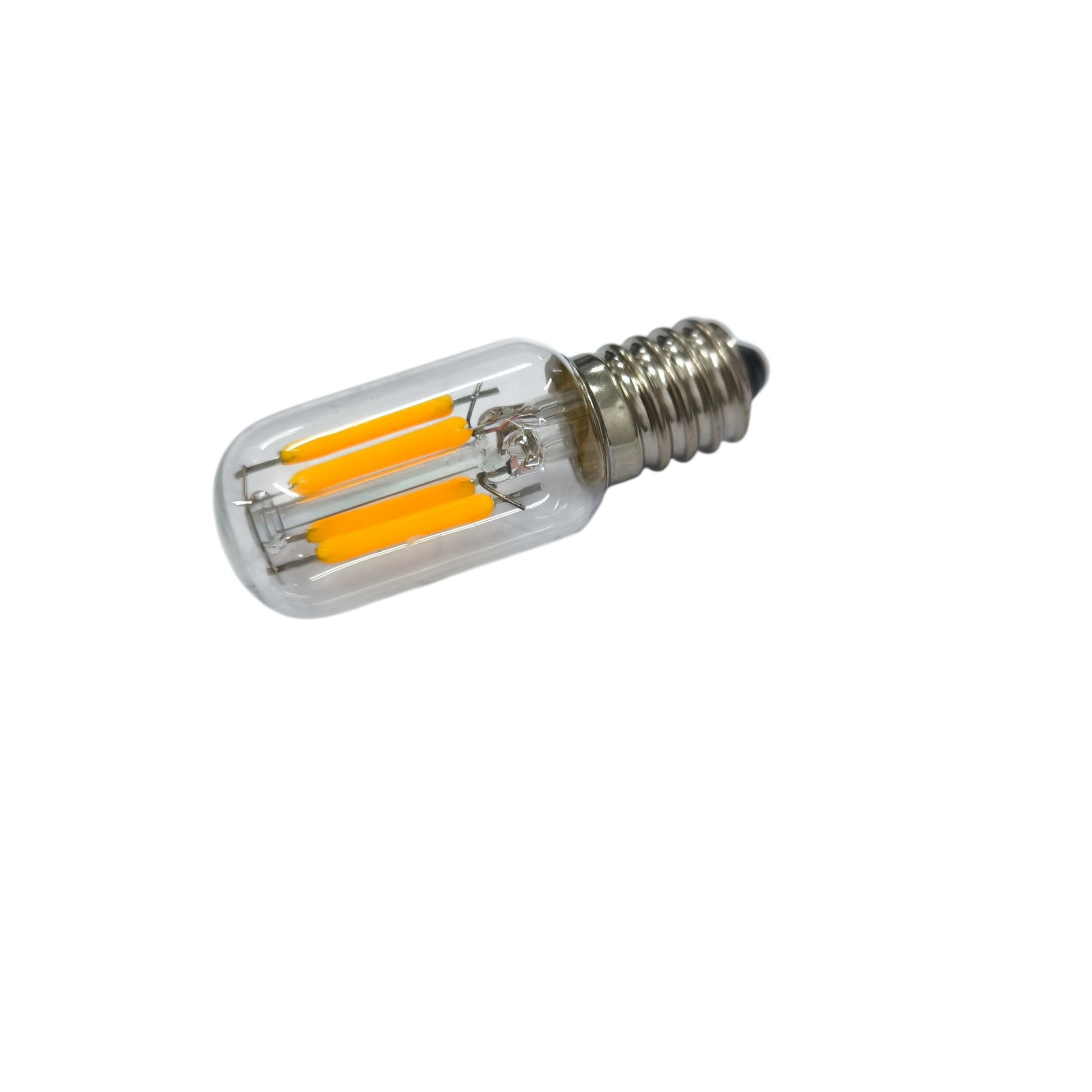 Denko 2W LED refrigerator bulb E14 in clear glass design for energy-efficient lighting