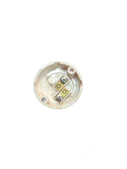 Kopez 2x2 E27 Plastic Receptacle 5A 250V lighting installation accessory white plastic base with metal contacts