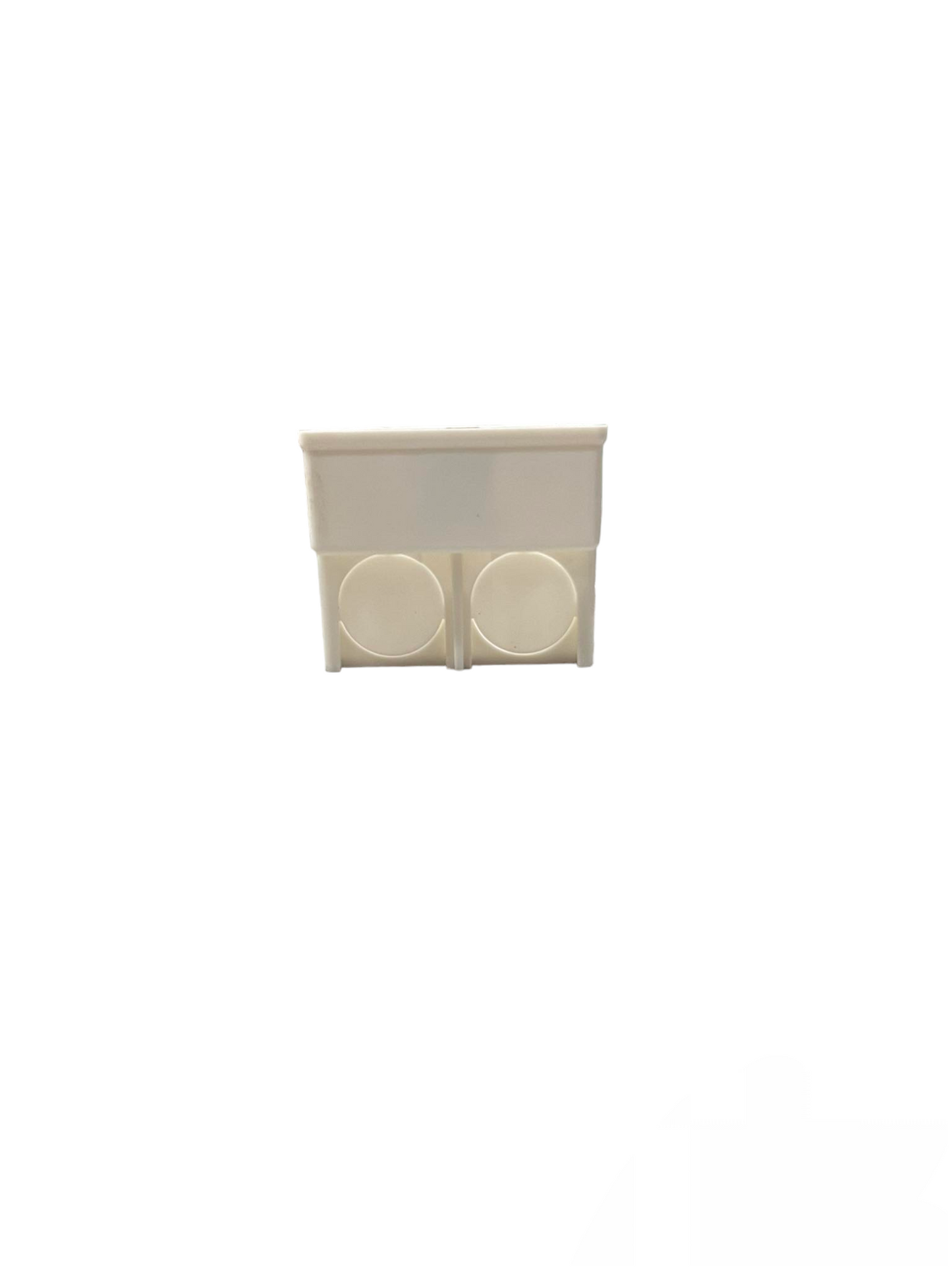 2x4 utility box white electrical component for mounting switches or outlets in walls