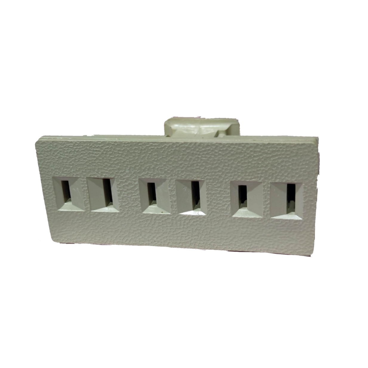 Surer 3 Gang Outlet Tap 15A 125V white electrical power extension with three sockets
