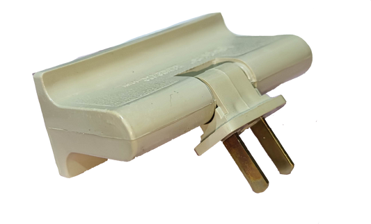 Surer 3 Gang Outlet Tap 15A 125V white electrical adapter with three outlets and plug