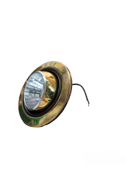 3 inch E14 recessed light 220V with brass finish and wiring for lighting installation accessories