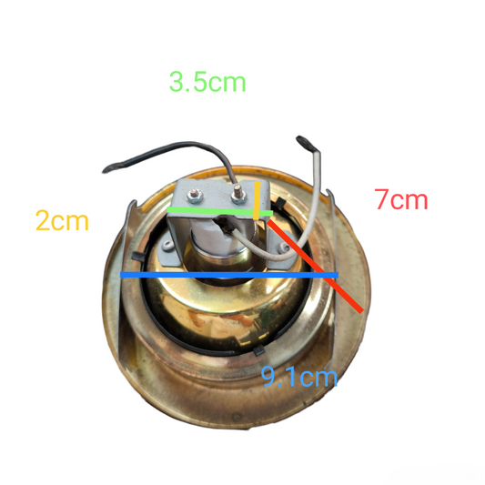 3 inch E14 recessed light 220V lighting installation accessory from China with wiring and metal parts
