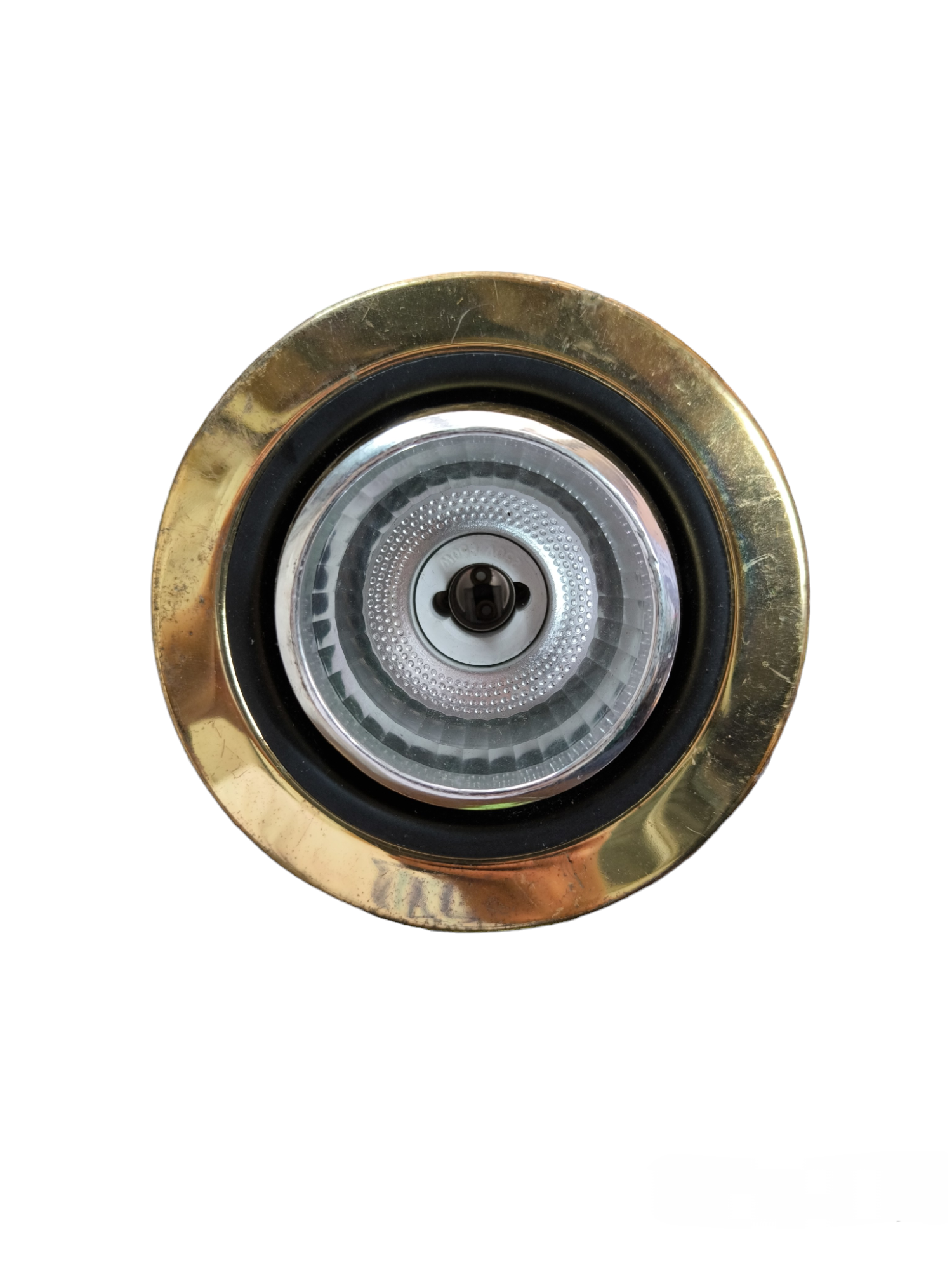 3 inch E14 recessed light 220V with gold trim and glass cover for lighting installation