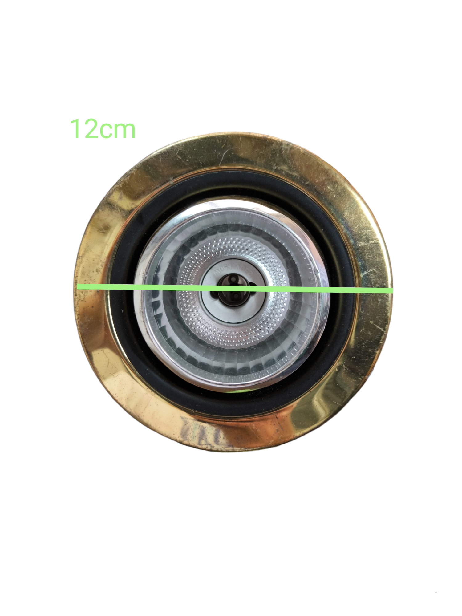 3 inch E14 recessed light 220V with gold trim and circular design for lighting installation