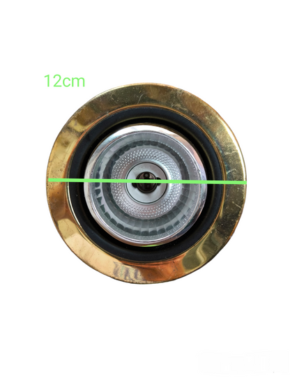 3 inch E14 recessed light 220V with gold trim and circular design for lighting installation