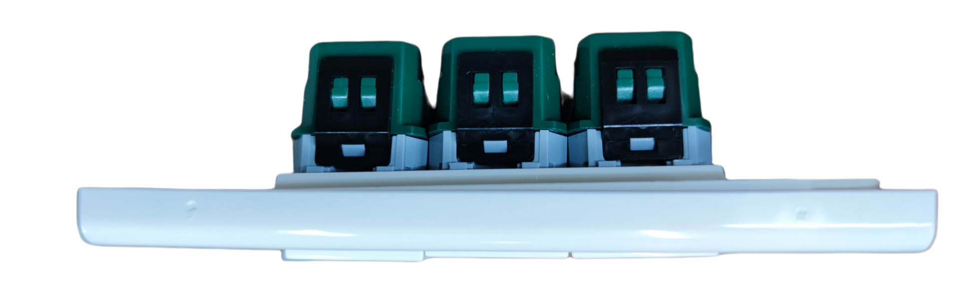 Royu 3 Way switch 10A 250V 3 Gang with three toggle switches for easy control