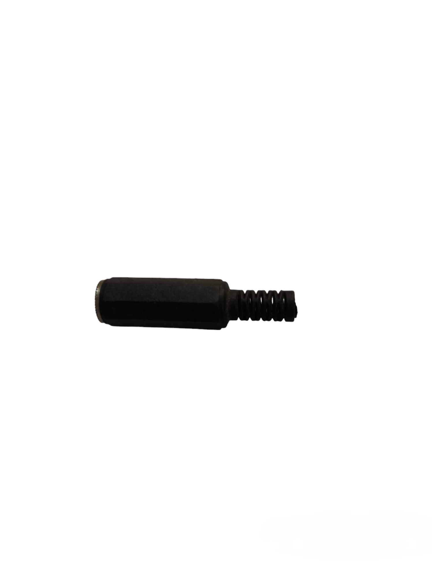 Black microphone accessory 3.5mm headphone socket adapter for audio connection