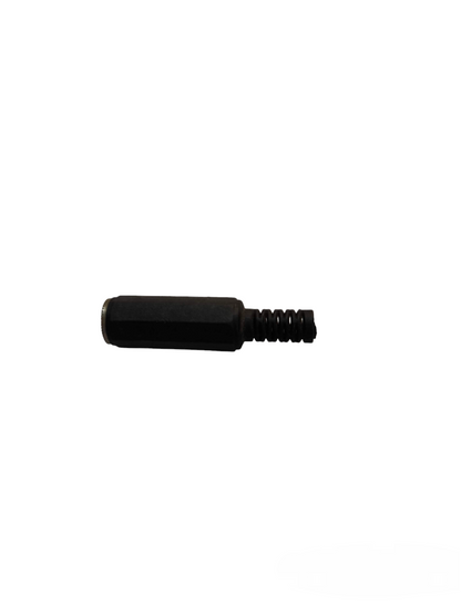 Black microphone accessory 3.5mm headphone socket adapter for audio connection