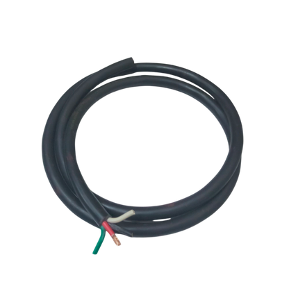 Phelps Dodge 3.5mm industrial power cable 25m 4 core with exposed colored wires on black background
