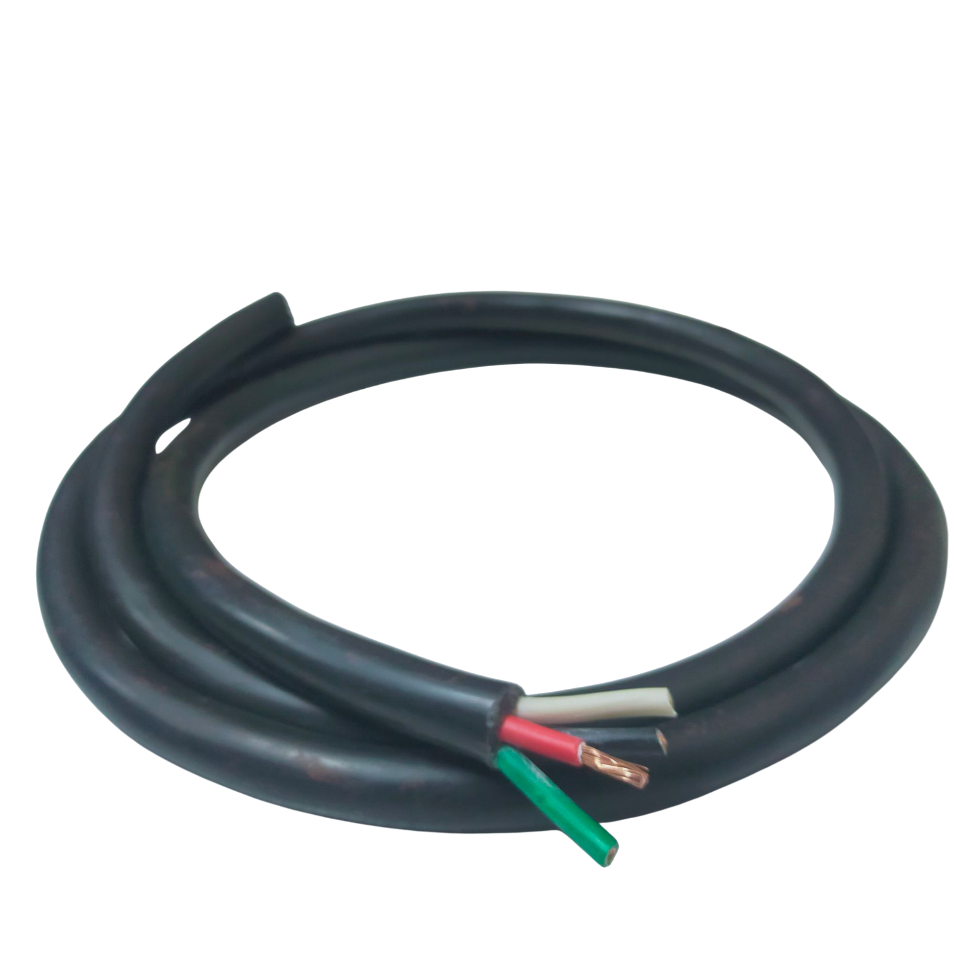 Phelps Dodge 3.5mm industrial power cable 25m 4 core with exposed copper wires and black insulating sheath