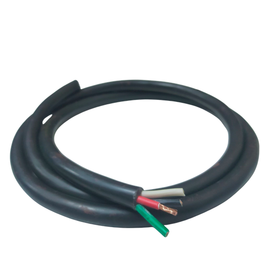 Phelps Dodge 3.5mm industrial power cable 25m 4 core with exposed copper wires and black insulating sheath